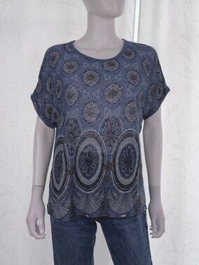 M MADE IN ITALY women's Linen t-shirt XL